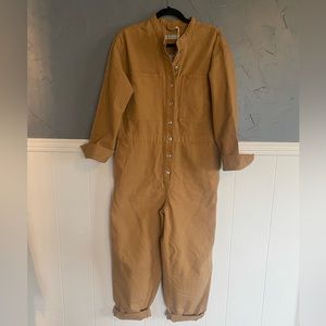 Everlane Canvas Cotton Coverall Jumpsuit NWT size M